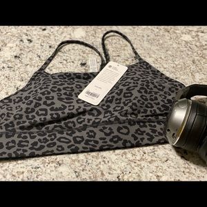 CRZ yoga leopard sports bra size L